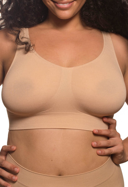 Wire Free Pull On Crop Top Bra, Travel Essentials