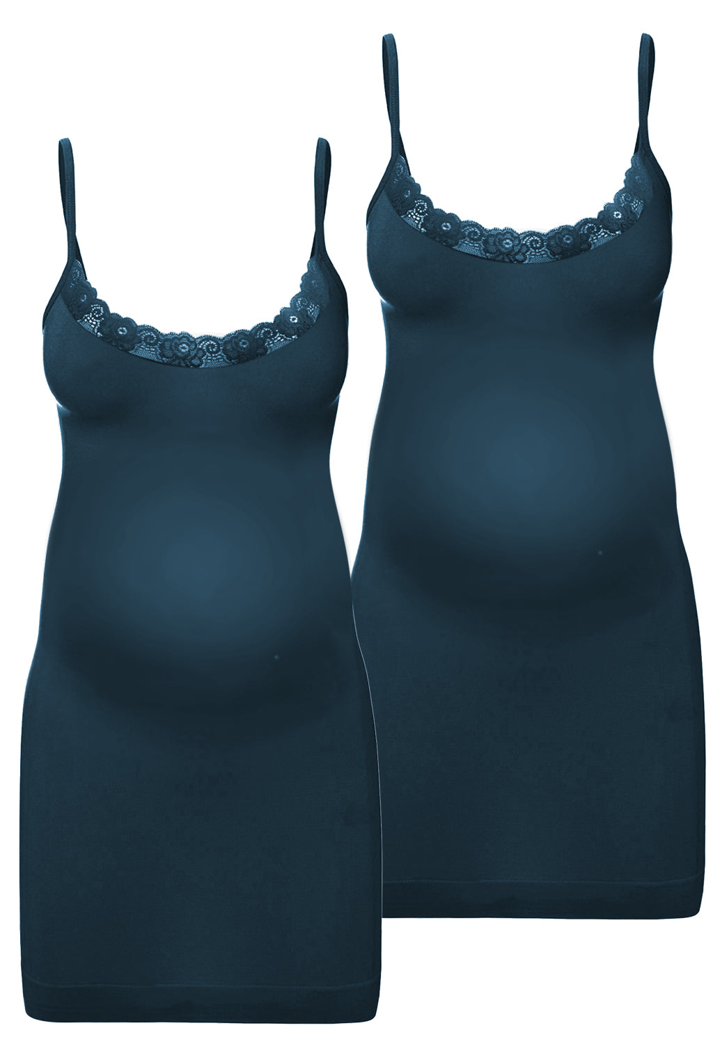 Maternity Pacific Blue Bamboo Slip - 2 Pack