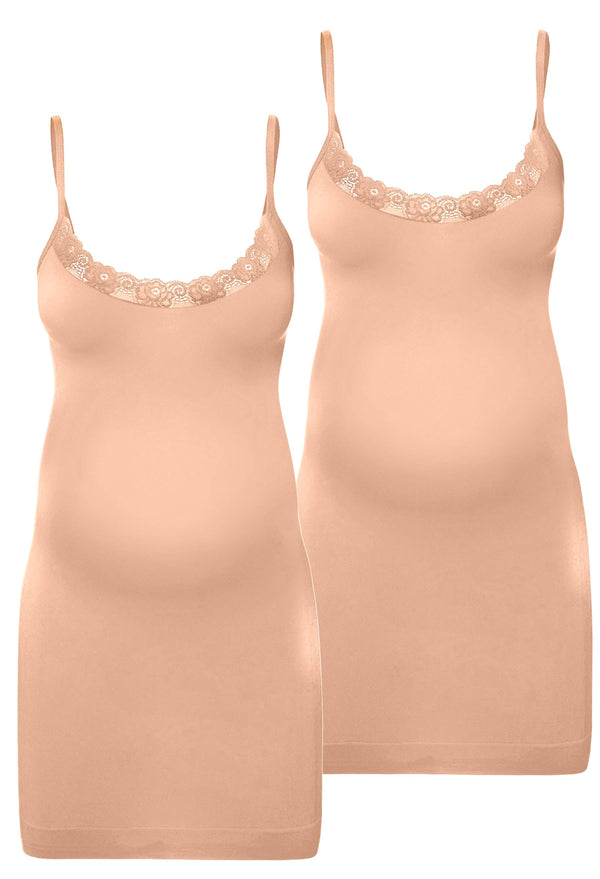 Maternity Bamboo Slip - 2 Pack