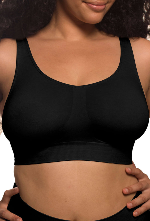 High Back Crop Bra for Big Busts