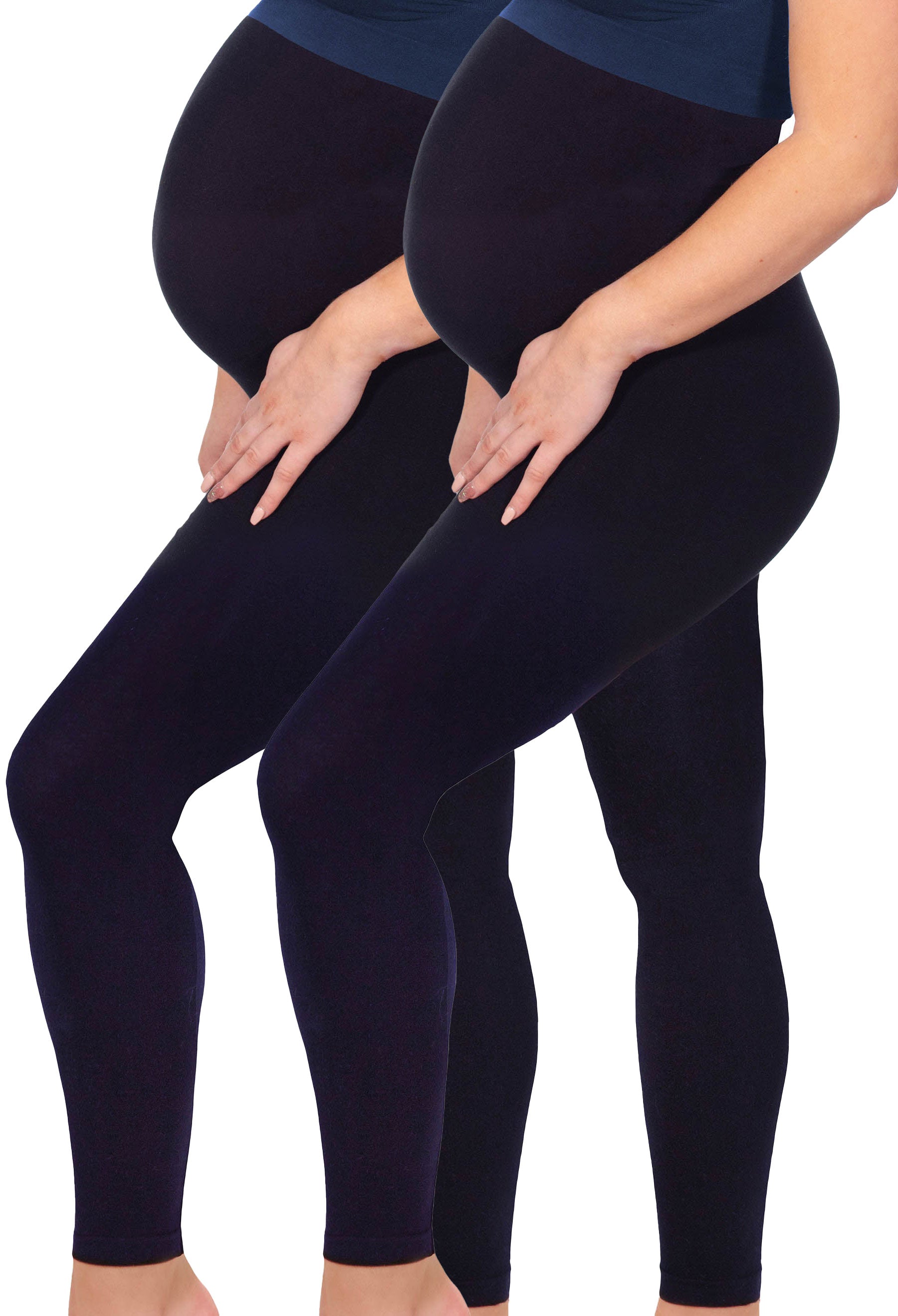 Maternity Bamboo Leggings - 2 Pack