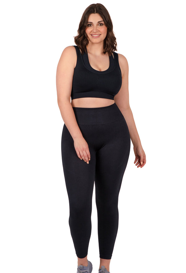 Triple-layer Support Racer & High Waist Full Length Leggings