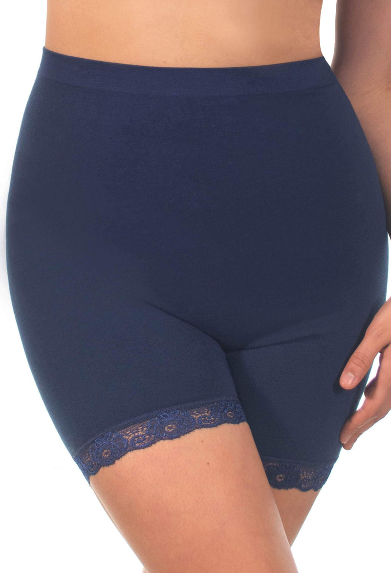 Anti Chafing High Rise Petite Cotton Rich Shorts - 7 Pack