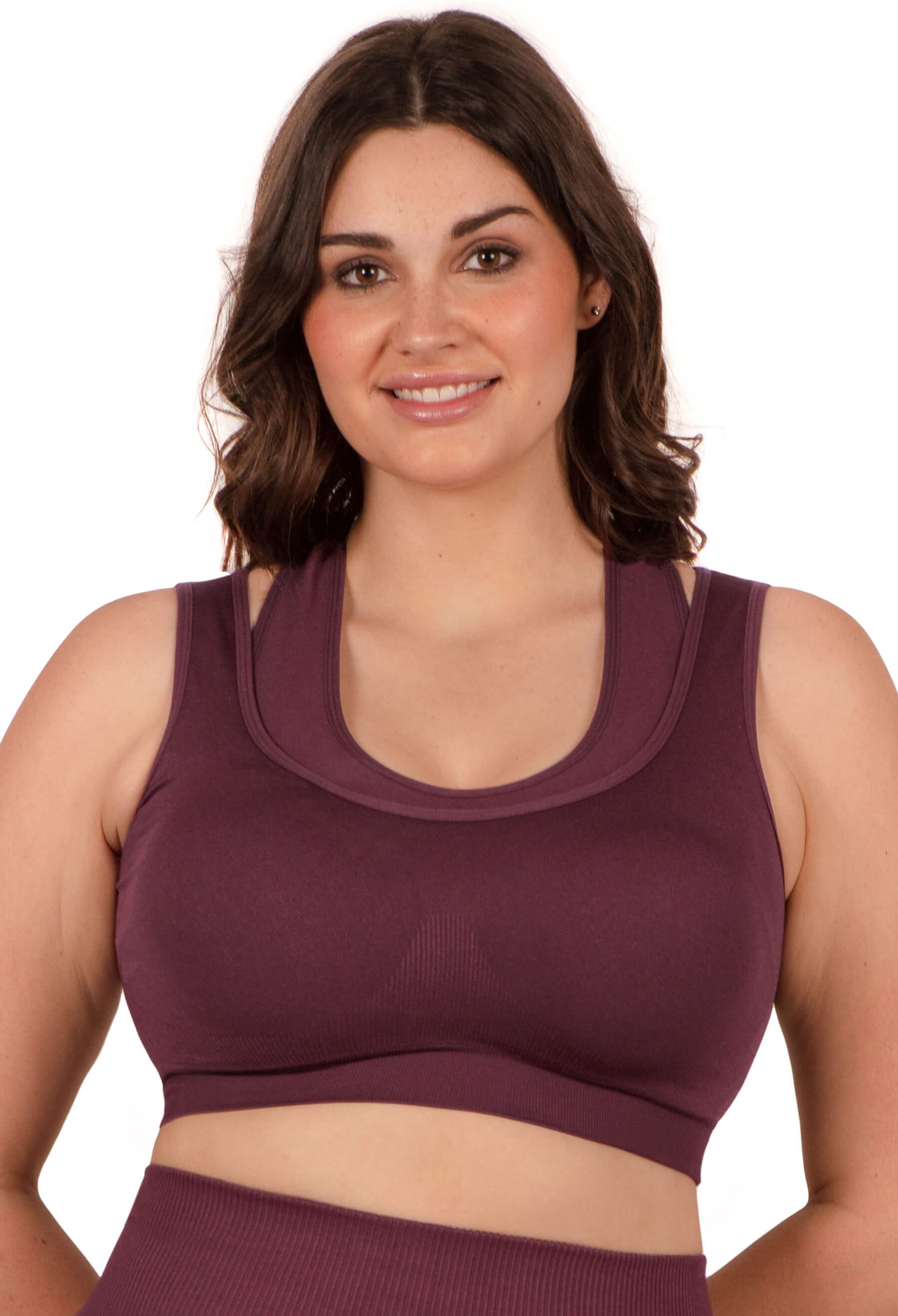 Sports Bra for Big Busted Women High Support Wireless Tank Sports