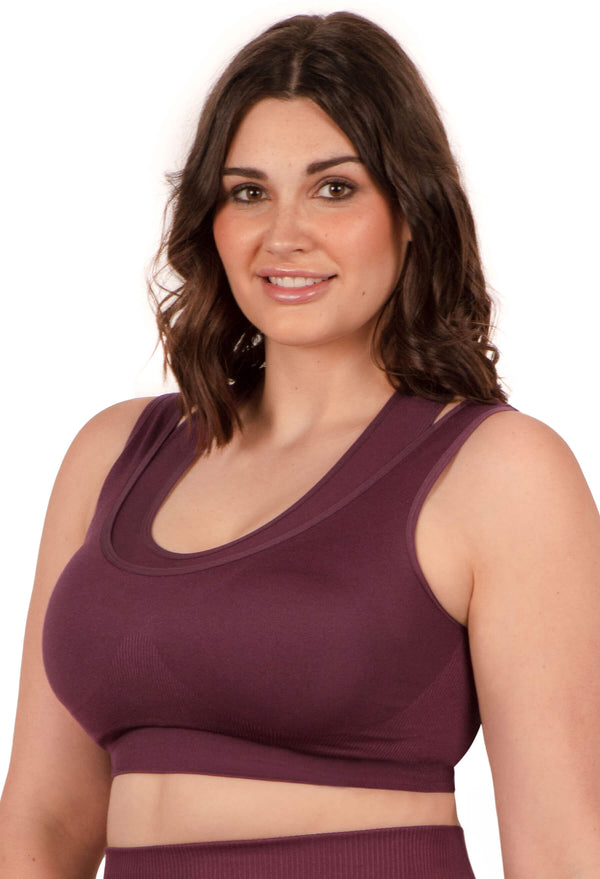 Sports Bra - Triple-layer Support Racer