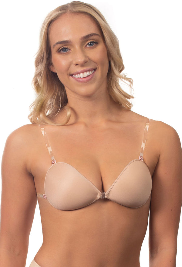 Lightweight Adhesive Bra with Clear Straps