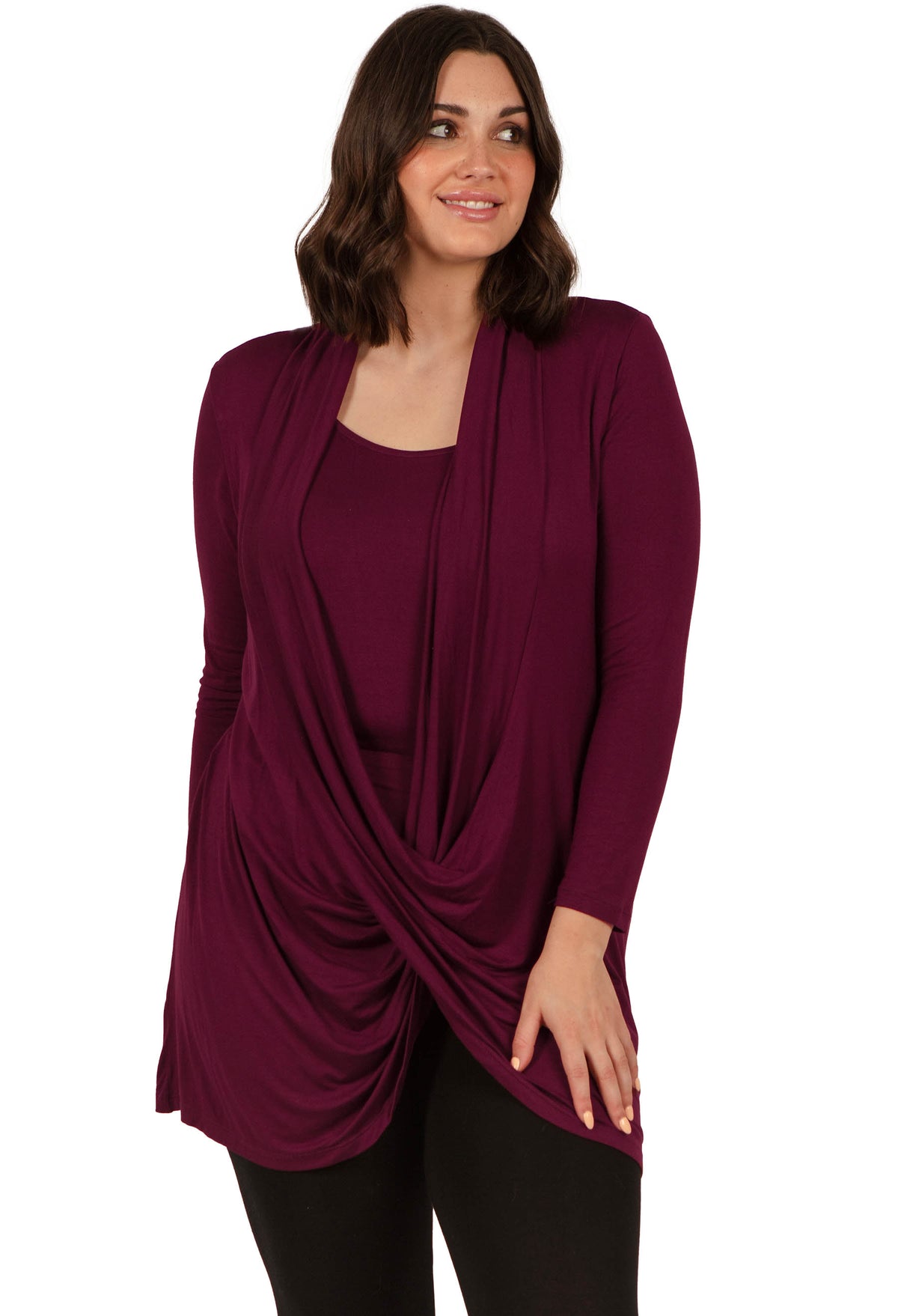 Bamboo Soft Drape Breastfeeding Top