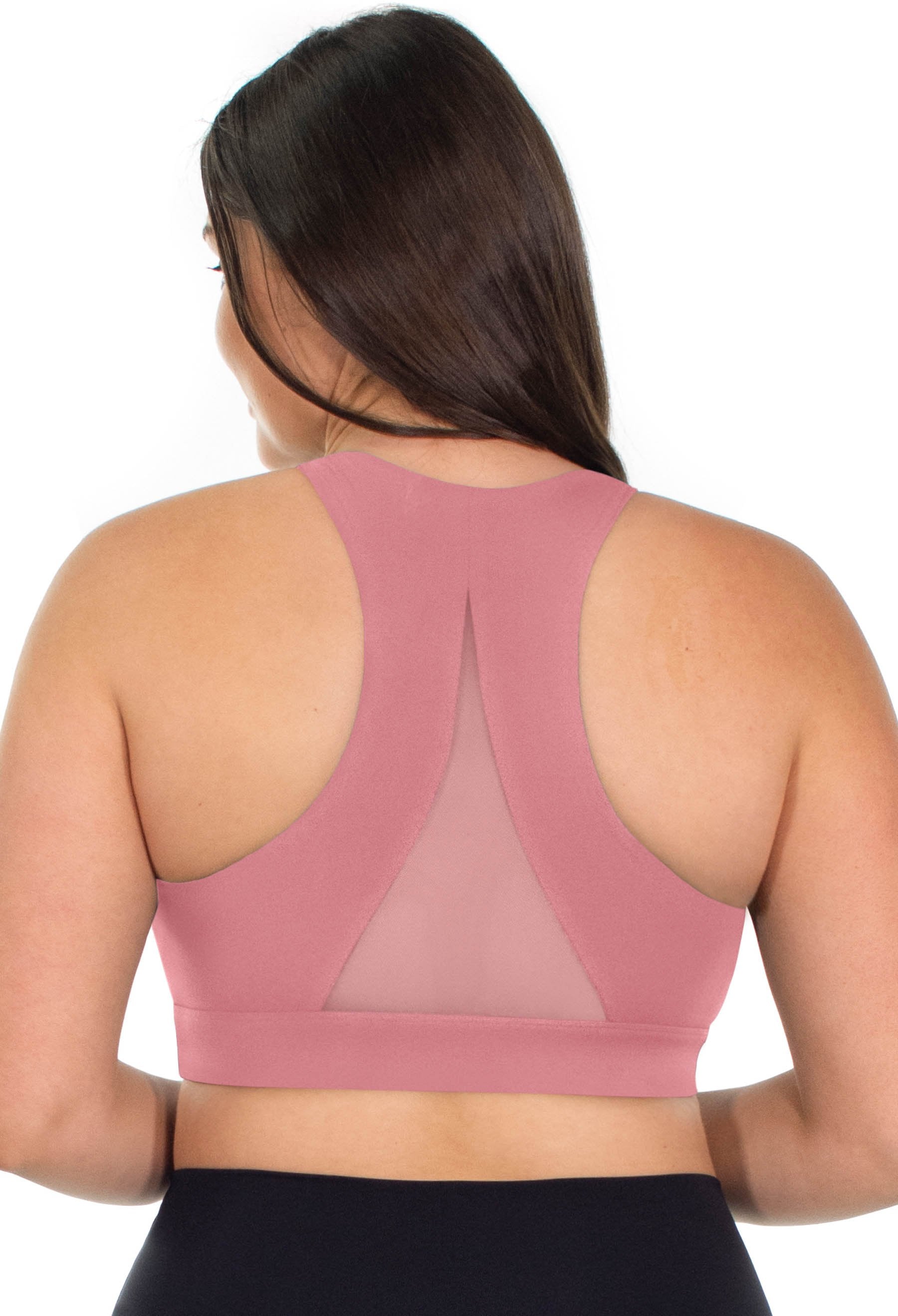 Maternity & Nursing Mesh Racer Back Sports Bra 3 Pack