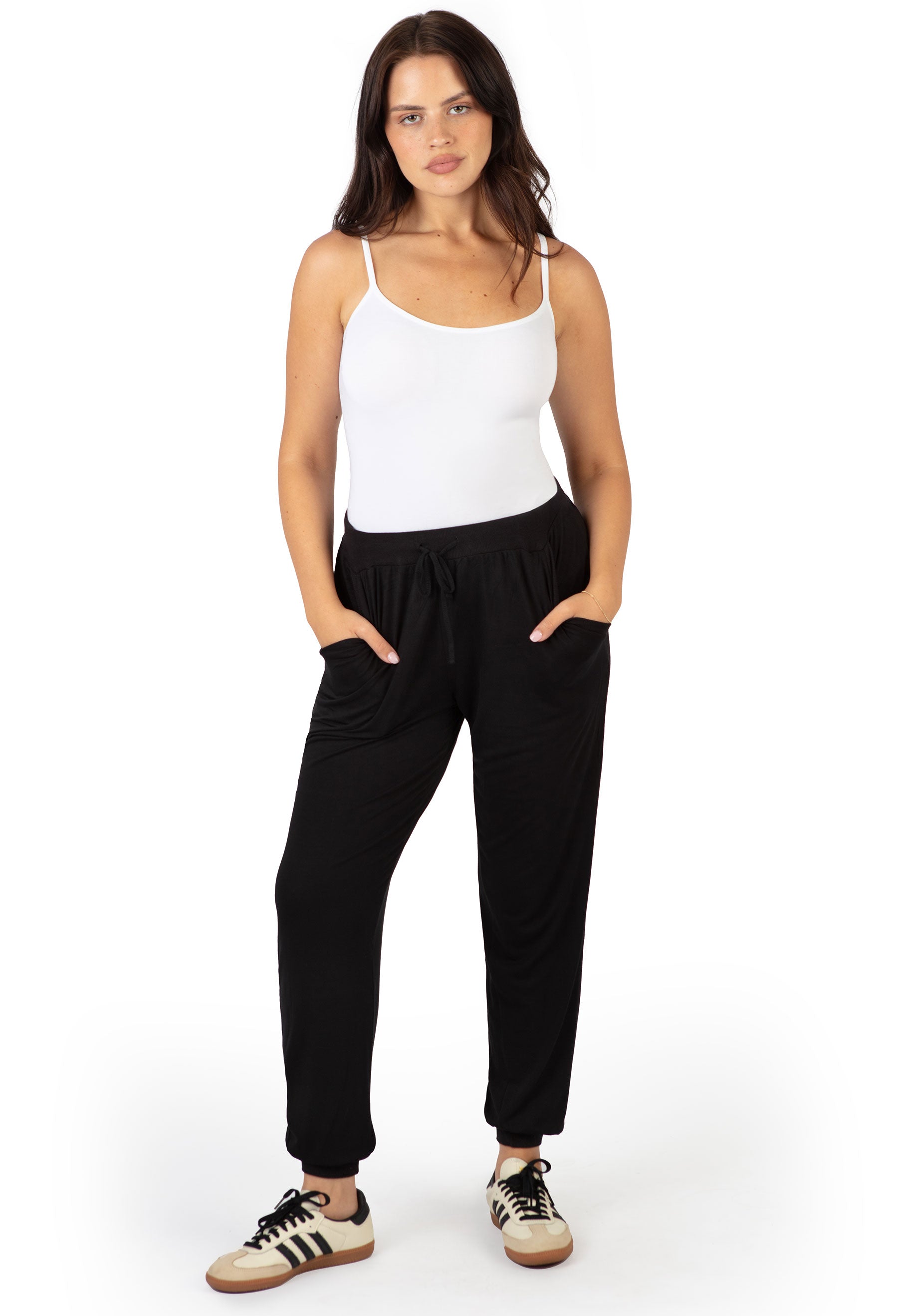 Black Bamboo Travel Pants