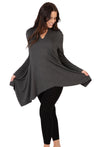 Maternity Bamboo V Neck Tunic Top