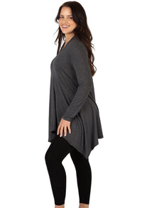 Maternity Bamboo V Neck Tunic Top