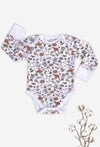 Long Sleeve Baby Bodysuit - 100% Organic Cotton