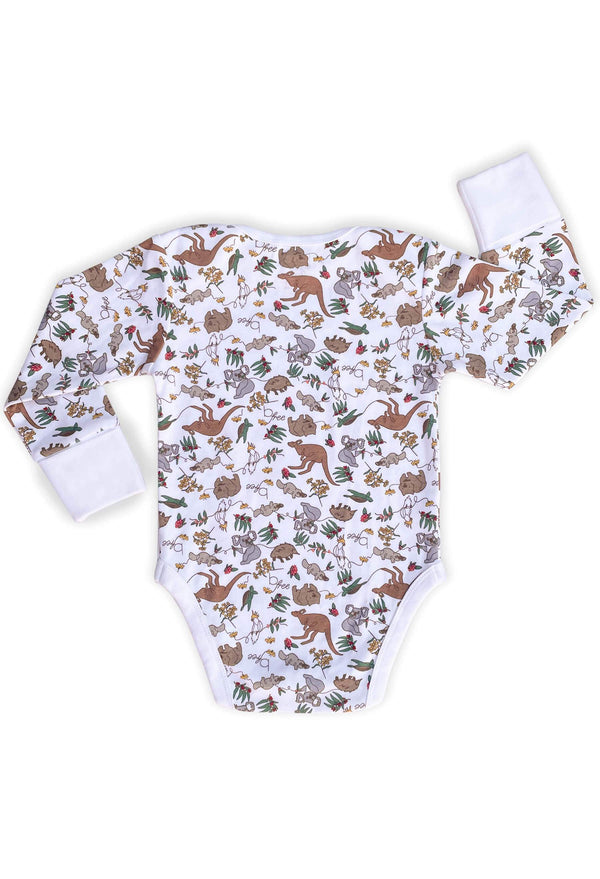 Long Sleeve Baby Bodysuit - 100% Organic Cotton