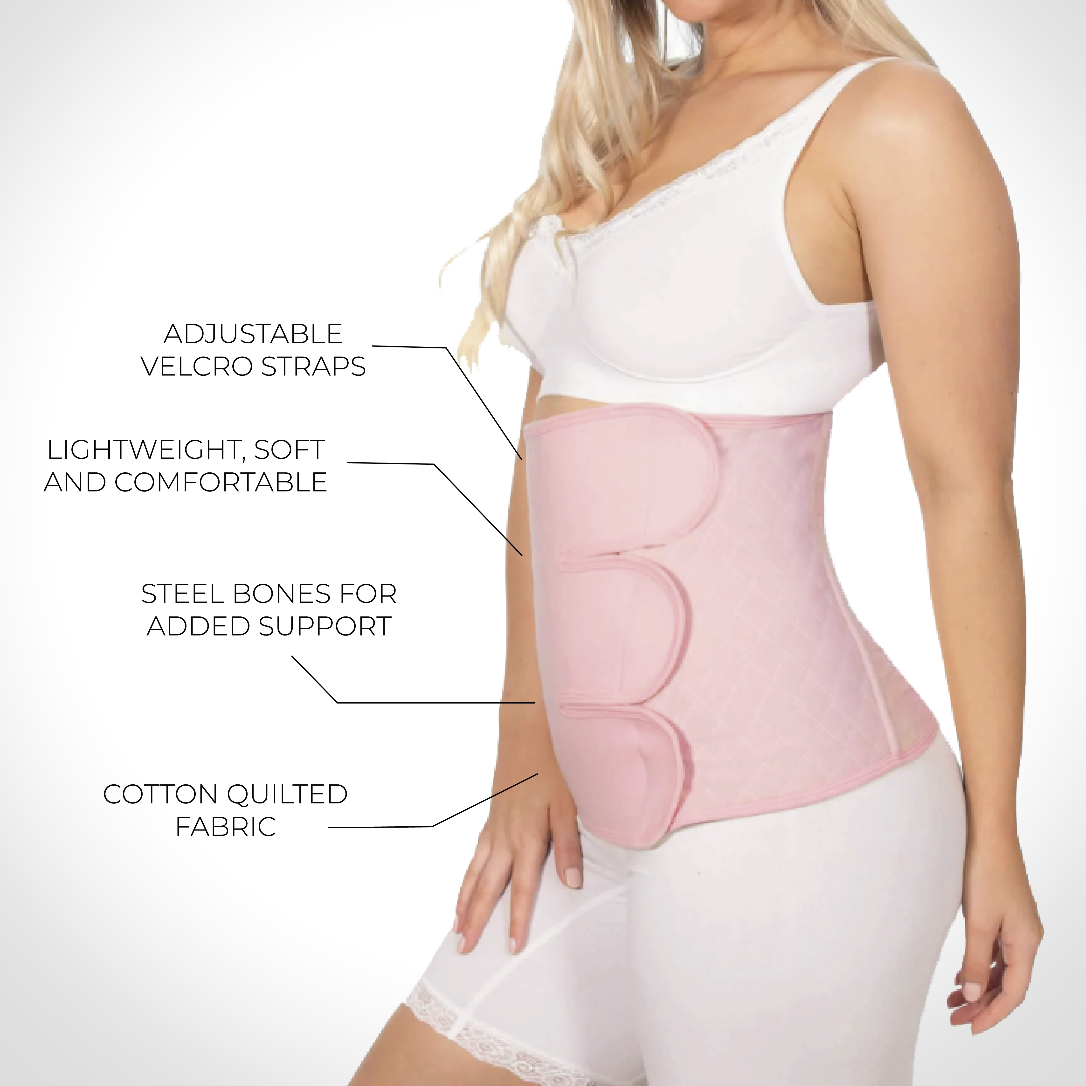 Generic Postpartum Belly Band Wrap 3 In 1 Belt C Section Recovery Girdle  Women Body Shaper Waist Shapewear Abdominal Binder Post Surgery @ Best  Price Online