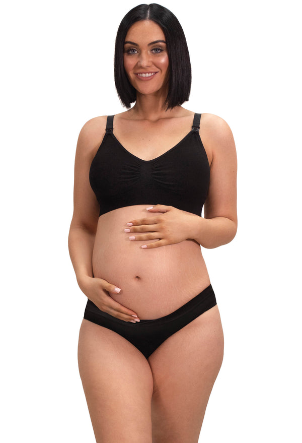 Maternity V-Waist Bamboo Bikini