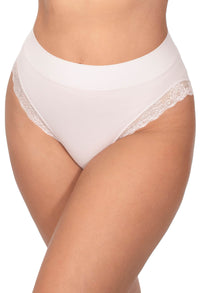 Invisible Lace Contour High Cut Brief