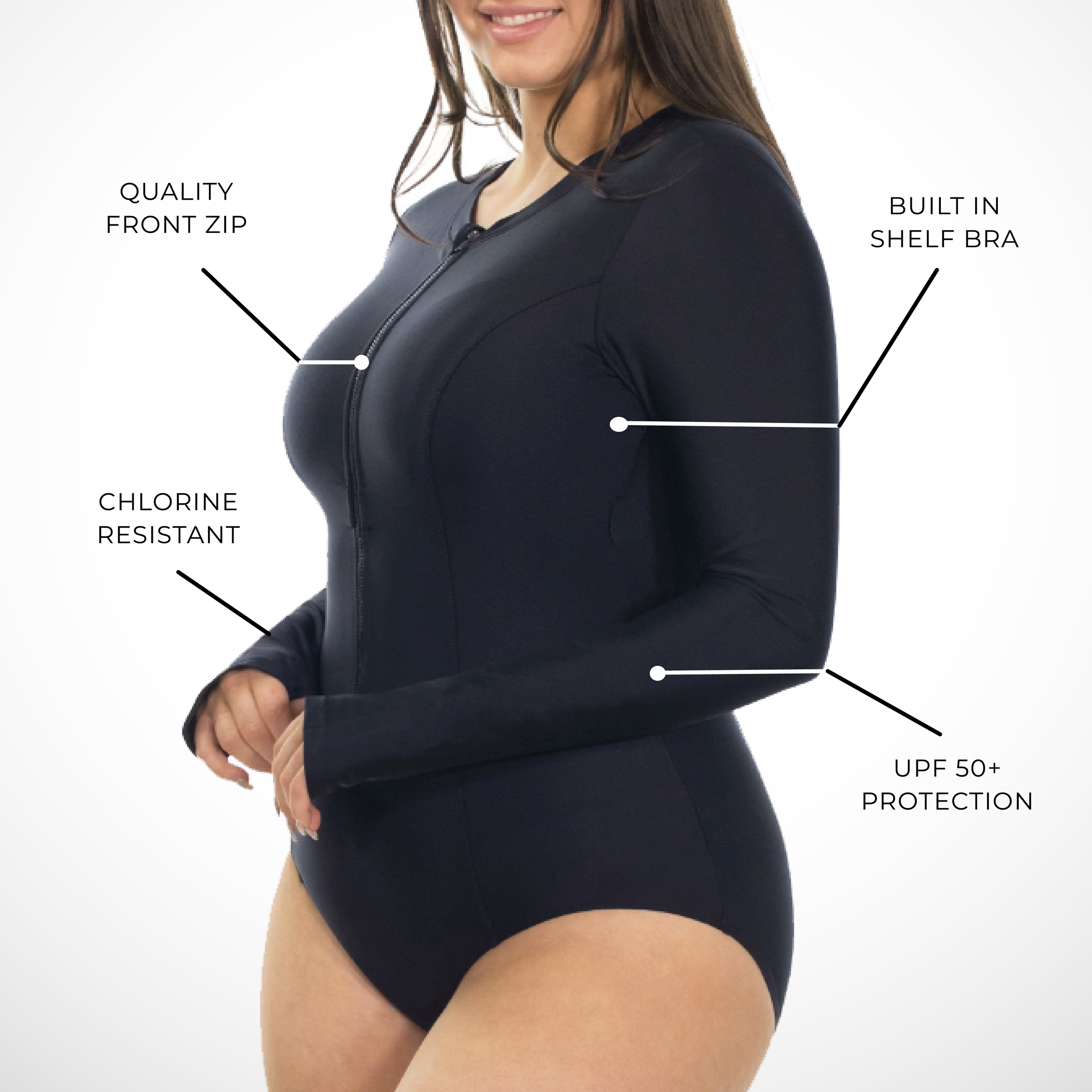 Long Sleeve Swimsuit for Women