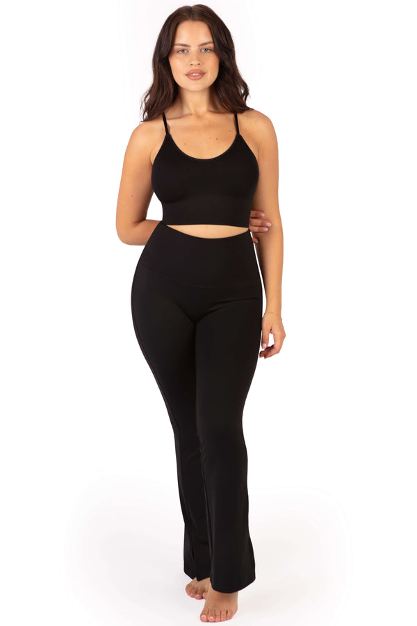 Flare Leggings | High Waisted & Pet Hair Resistant