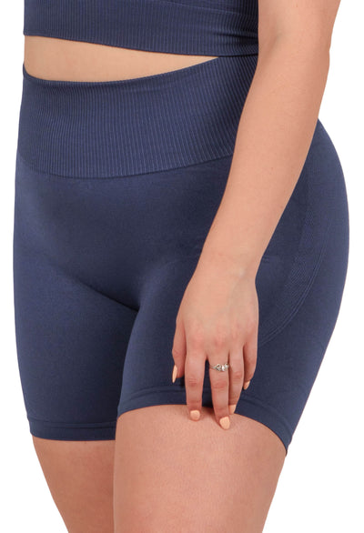 Seamless High Waist Midi Biker Shorts