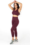 Seamless High Waist 3/4 Capri Leggings