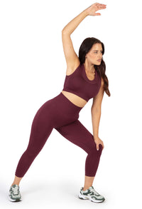 Seamless High Waist 3/4 Capri Leggings