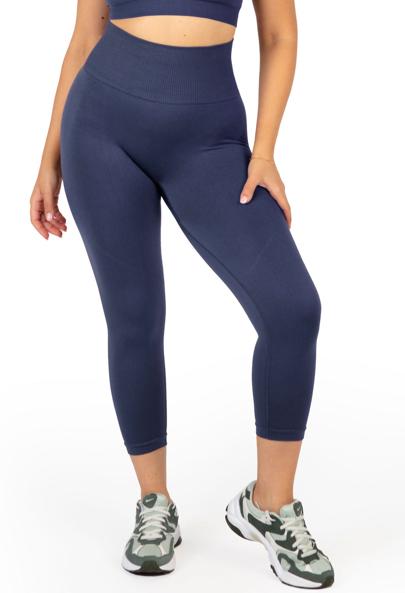 Seamless High Waist 3/4 Capri Leggings