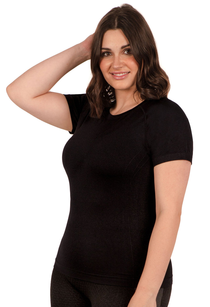 Seamless Short Sleeve Activewear Tee