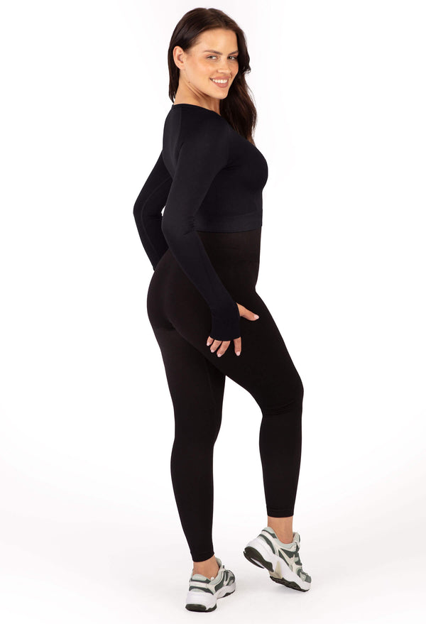 Seamless Long Sleeve Crop Top