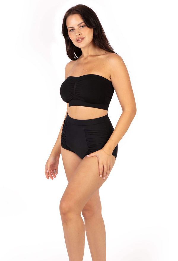 Swim Bandeau and Shaping Brief Set