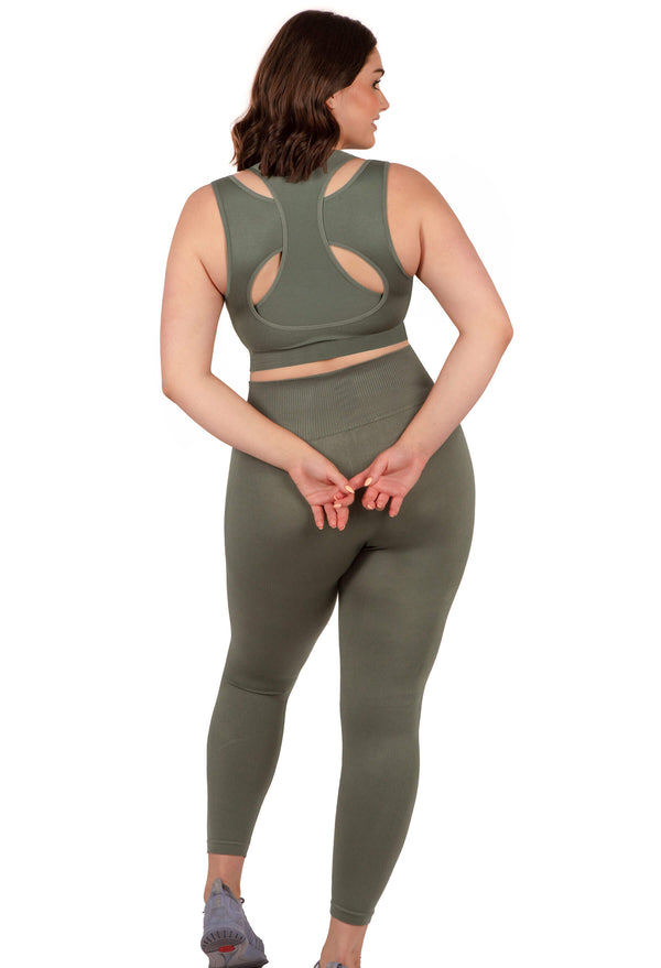 Triple-layer Support Racer & High Waist Full Length Leggings