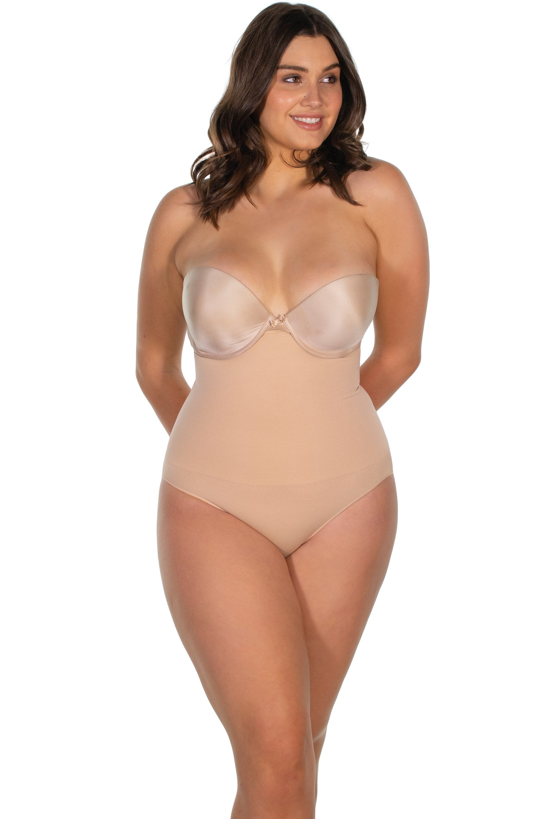 Streamlined Curves Firm Tummy Compression Bodysuit Shaper