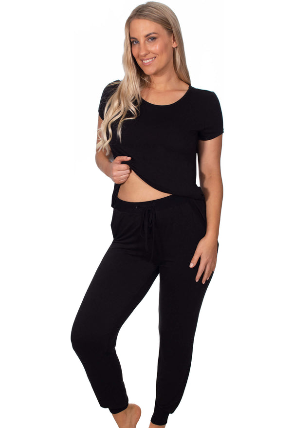 Bamboo Draped Lounge Pants