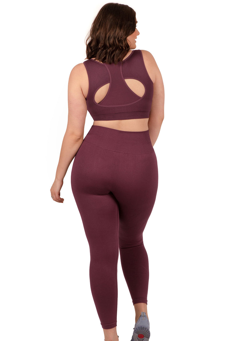 Triple-layer Support Racer & High Waist Full Length Leggings