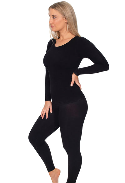 Seamless Long Sleeve Thermal Top - Seconds Sale