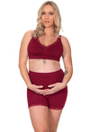 Maternity Anti Chafing High Rise Petite Cotton Rich Shorts - 7 Pack