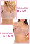 Full Bust Bamboo Nursing Bra and Bikini Set