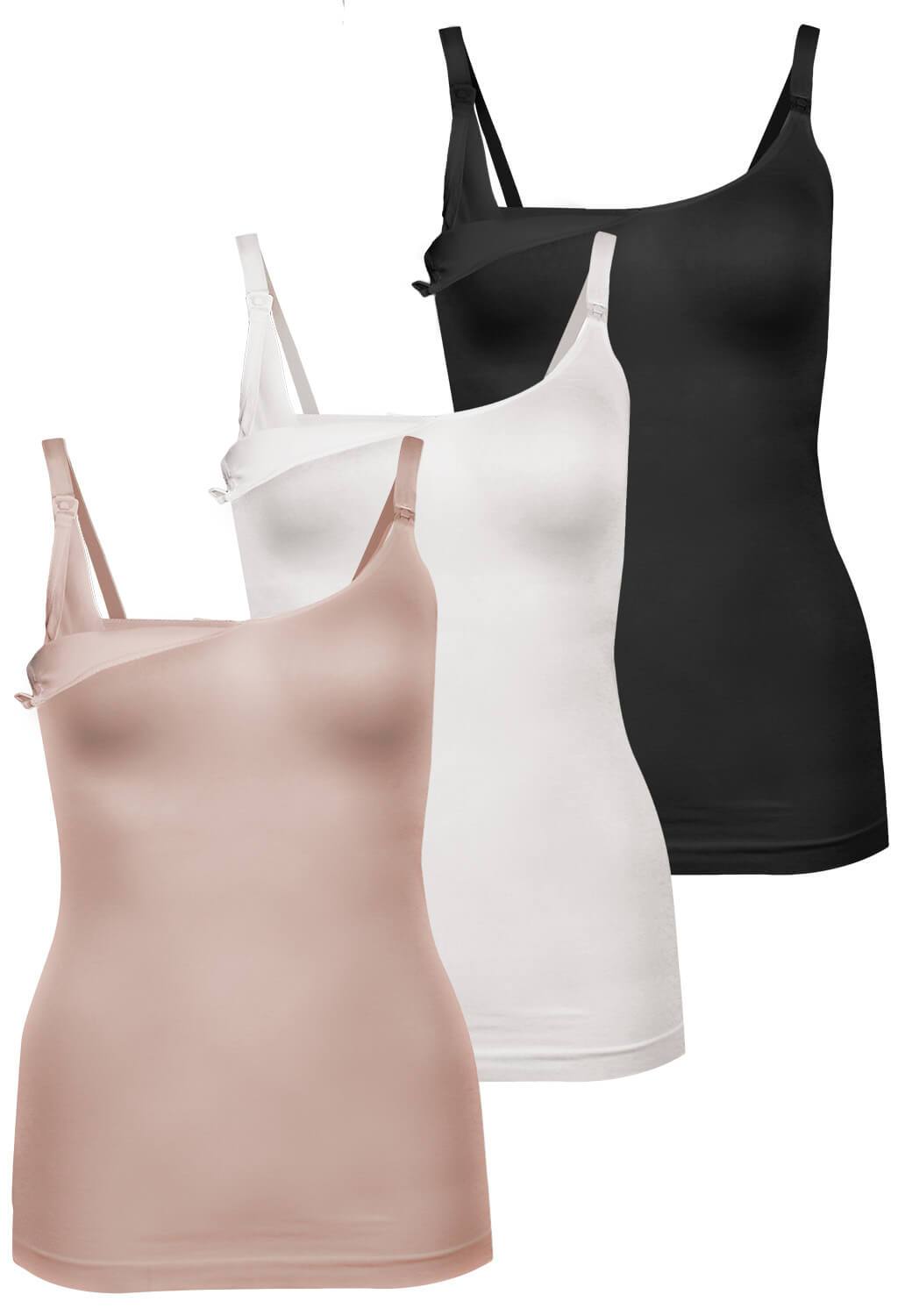 Smooth It Out Cami with Built-in Bra - White