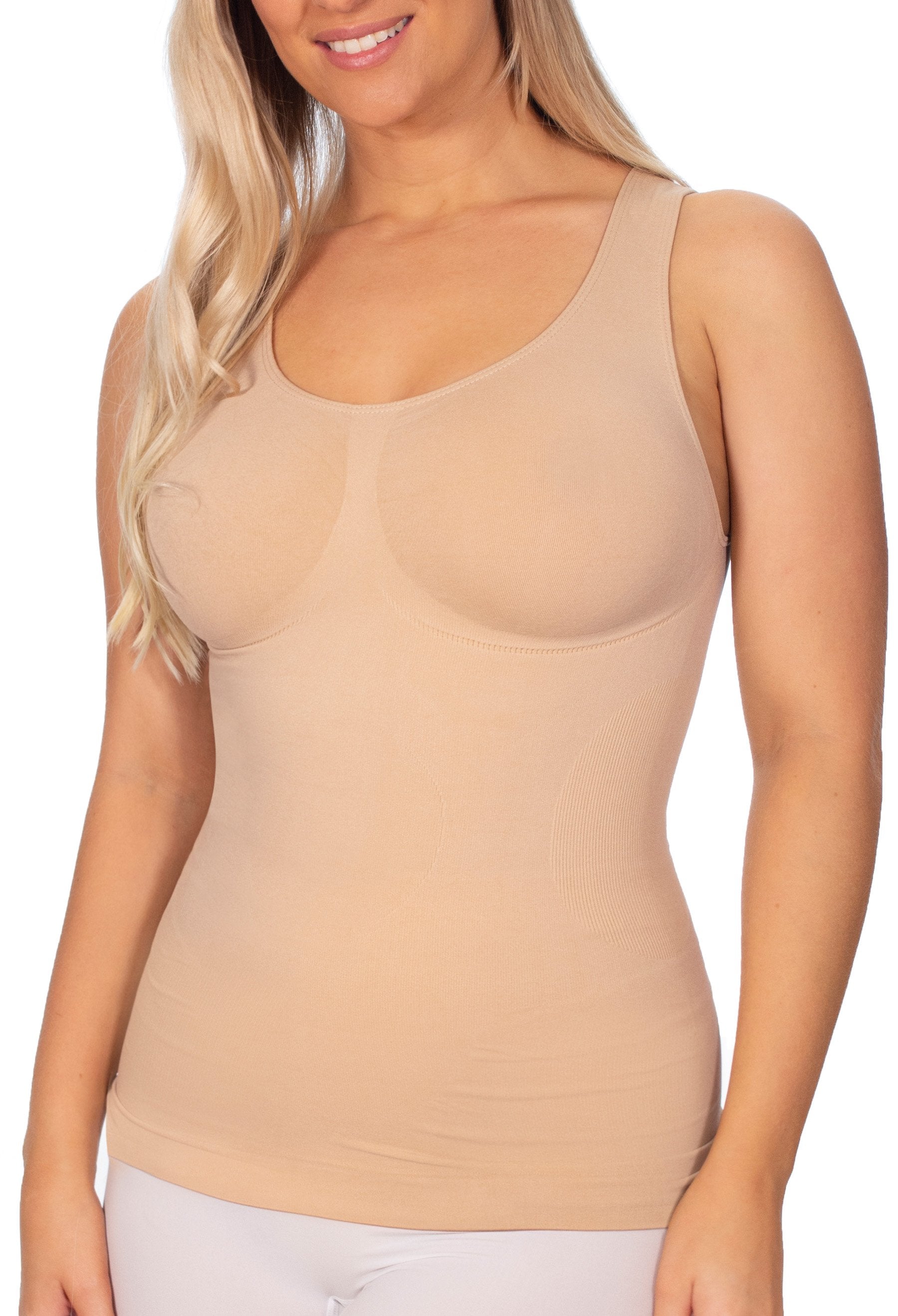Body Slimming Cami Women, Slimming Tank Removable Pad