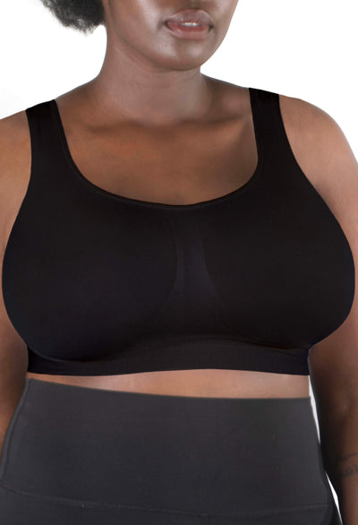 High Back Crop Bra for Big Busts