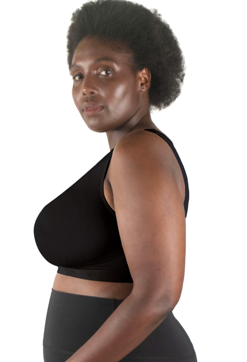 High Back Crop Bra for Big Busts