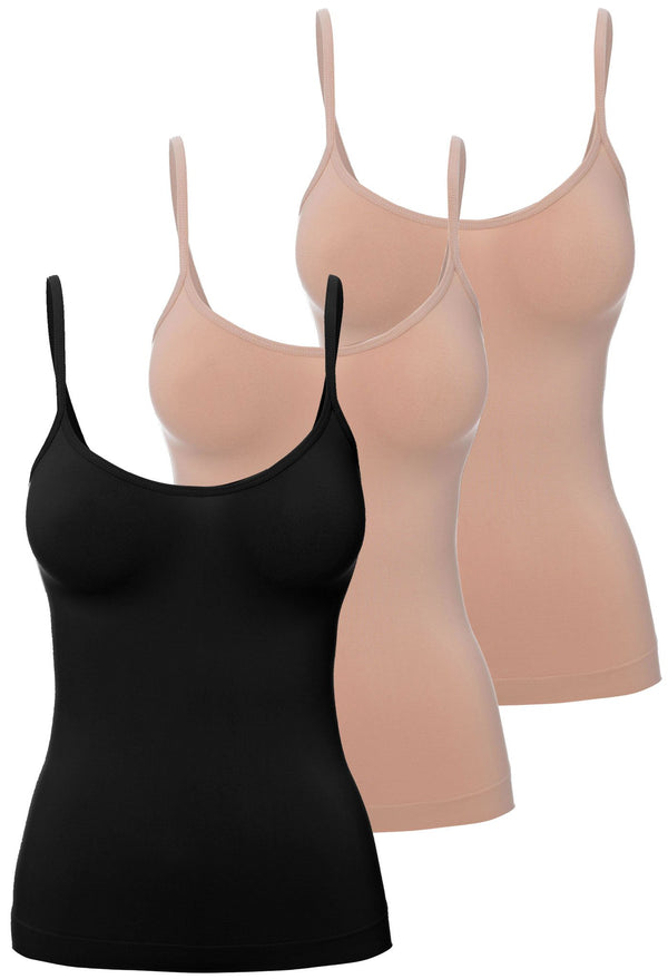 Curvy Bamboo Camisole 3 Pack