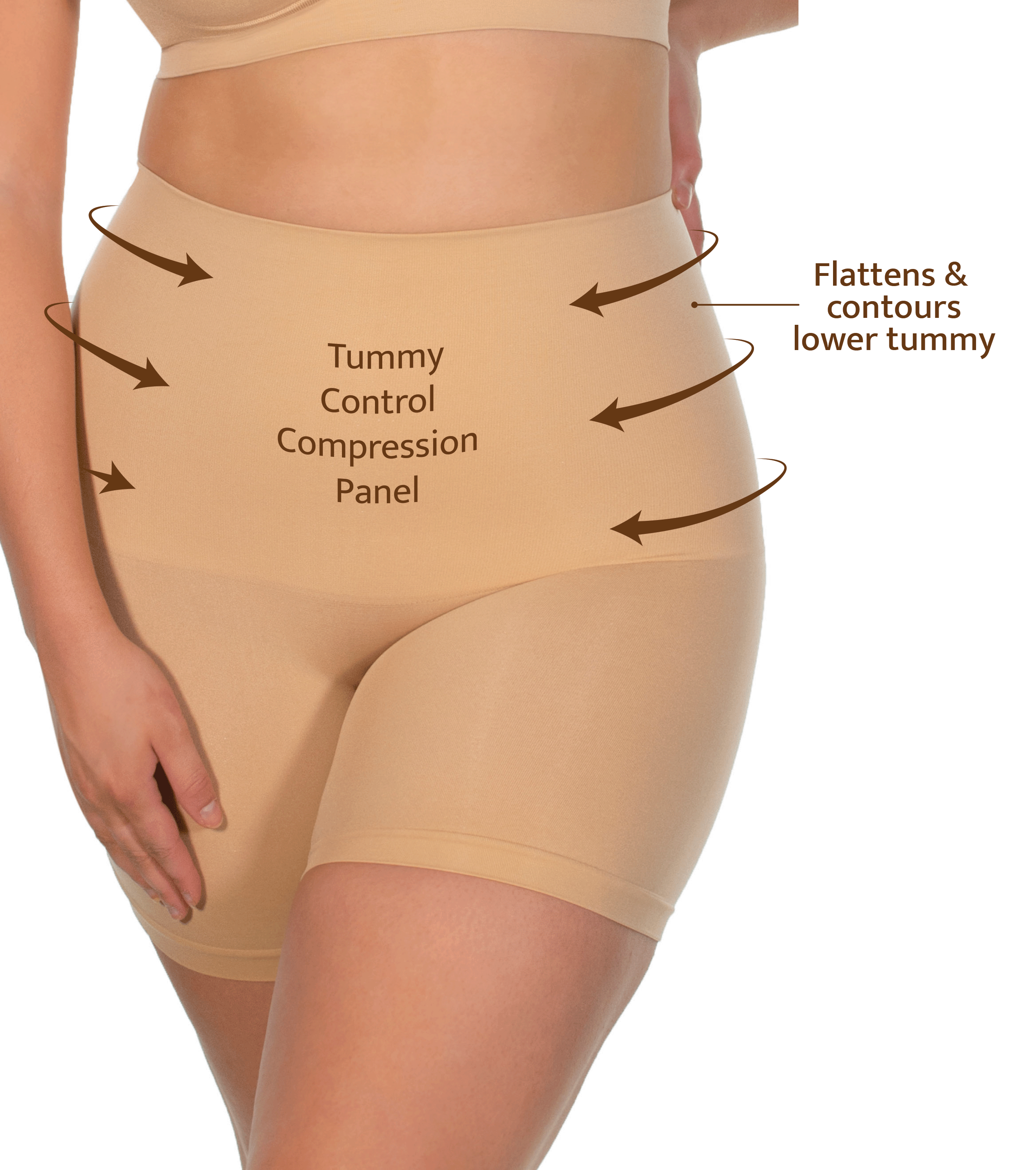 Men Shaping Abdomen Belly Control Boxer Briefs with Double Layer Waist  Girdle Plus Size Comfortable Compression Underwear Cotton