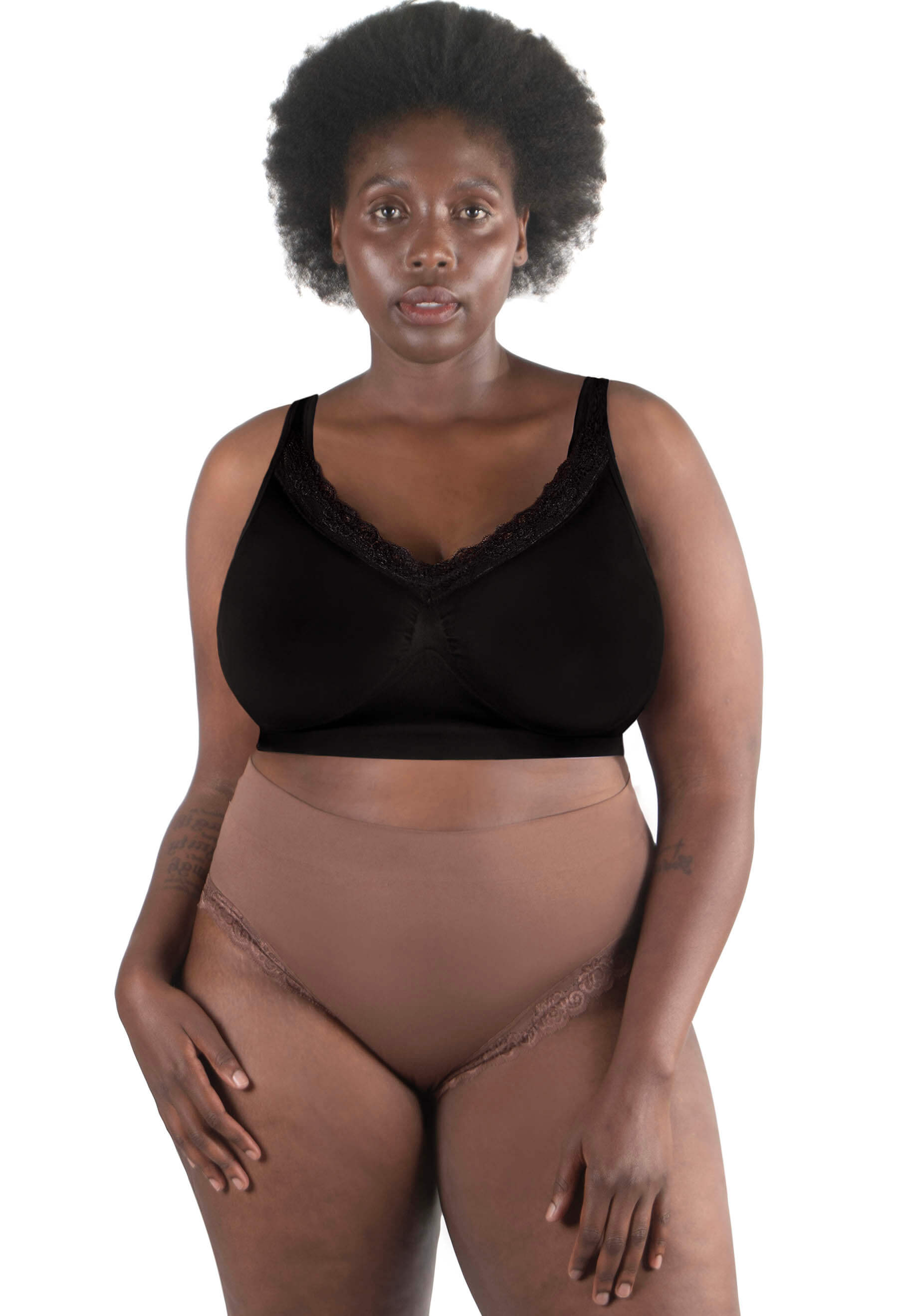 Wire-free Full Bust Bamboo Bra (E-F-G-H) Cup by B Free Intimate