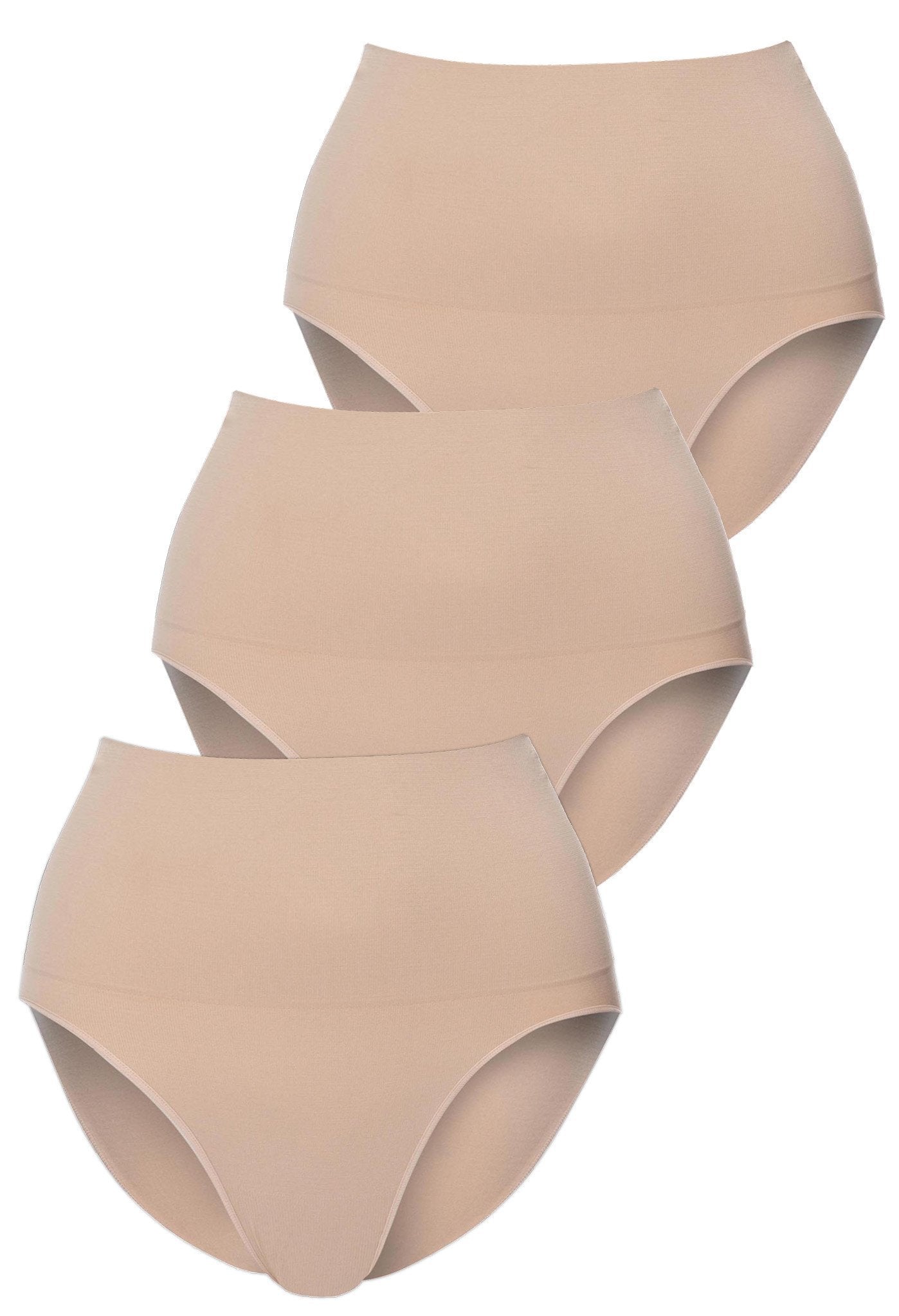 6 Pk Seamless High Waist Briefs Womens Underwear Panties Girdles