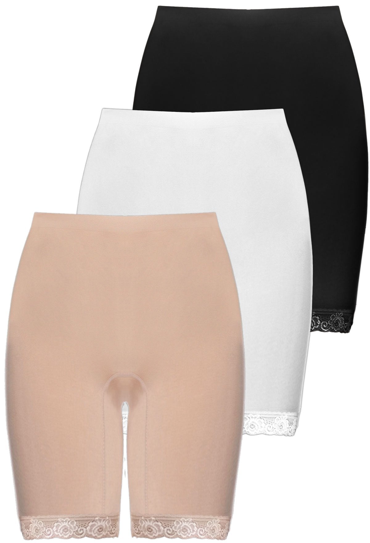 Womens Anti Chafing Spandex Shorts For Under Dress Mid Thigh Underwear  Seamless Chub Rub Shorts