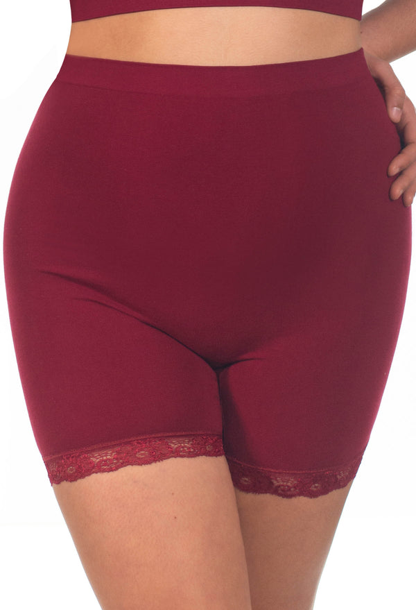 Anti Chafing High Rise Petite Cotton Rich Shorts