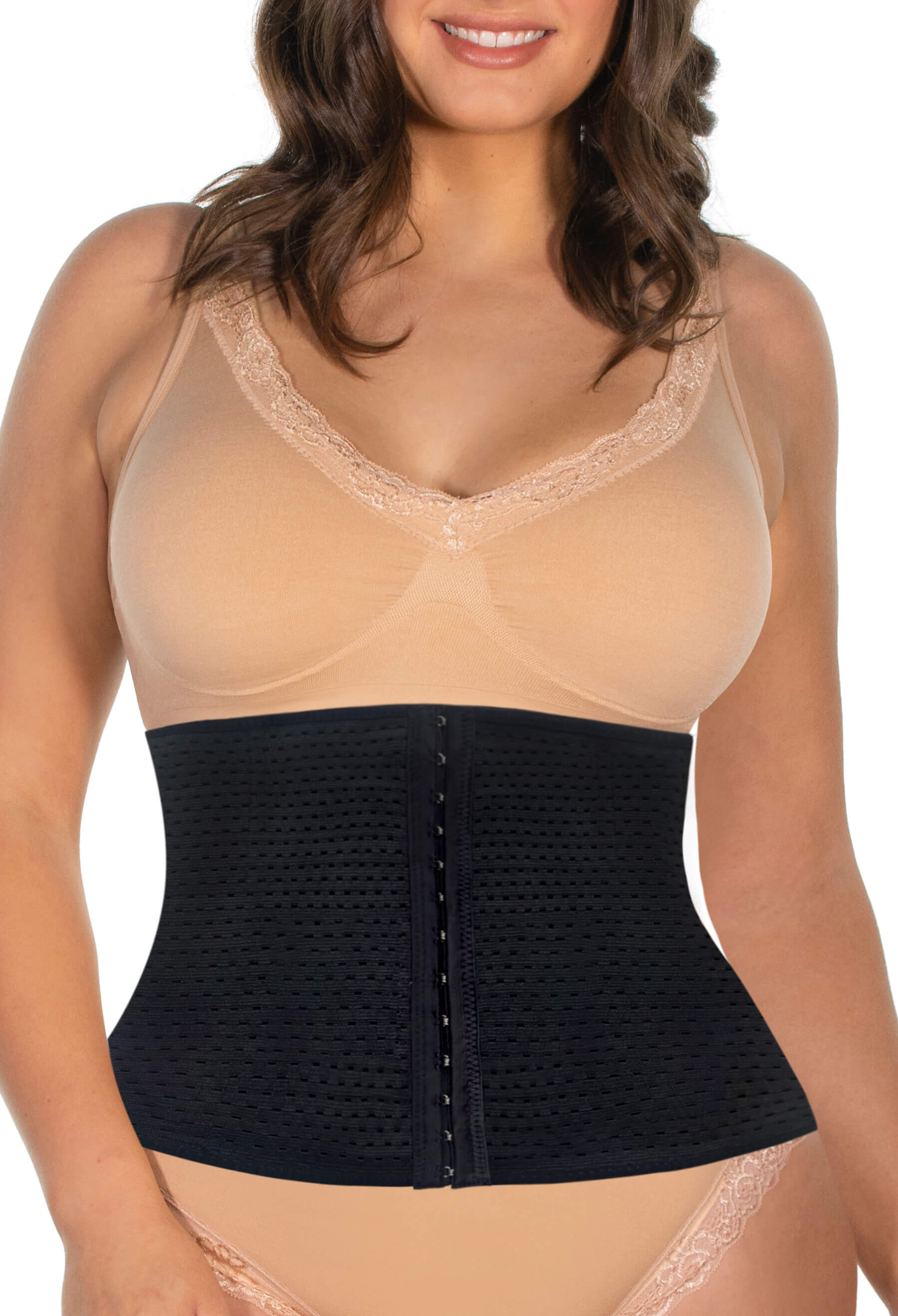 Stretchy Shapewear High Elastic Mesh Corset Waist Trainer for