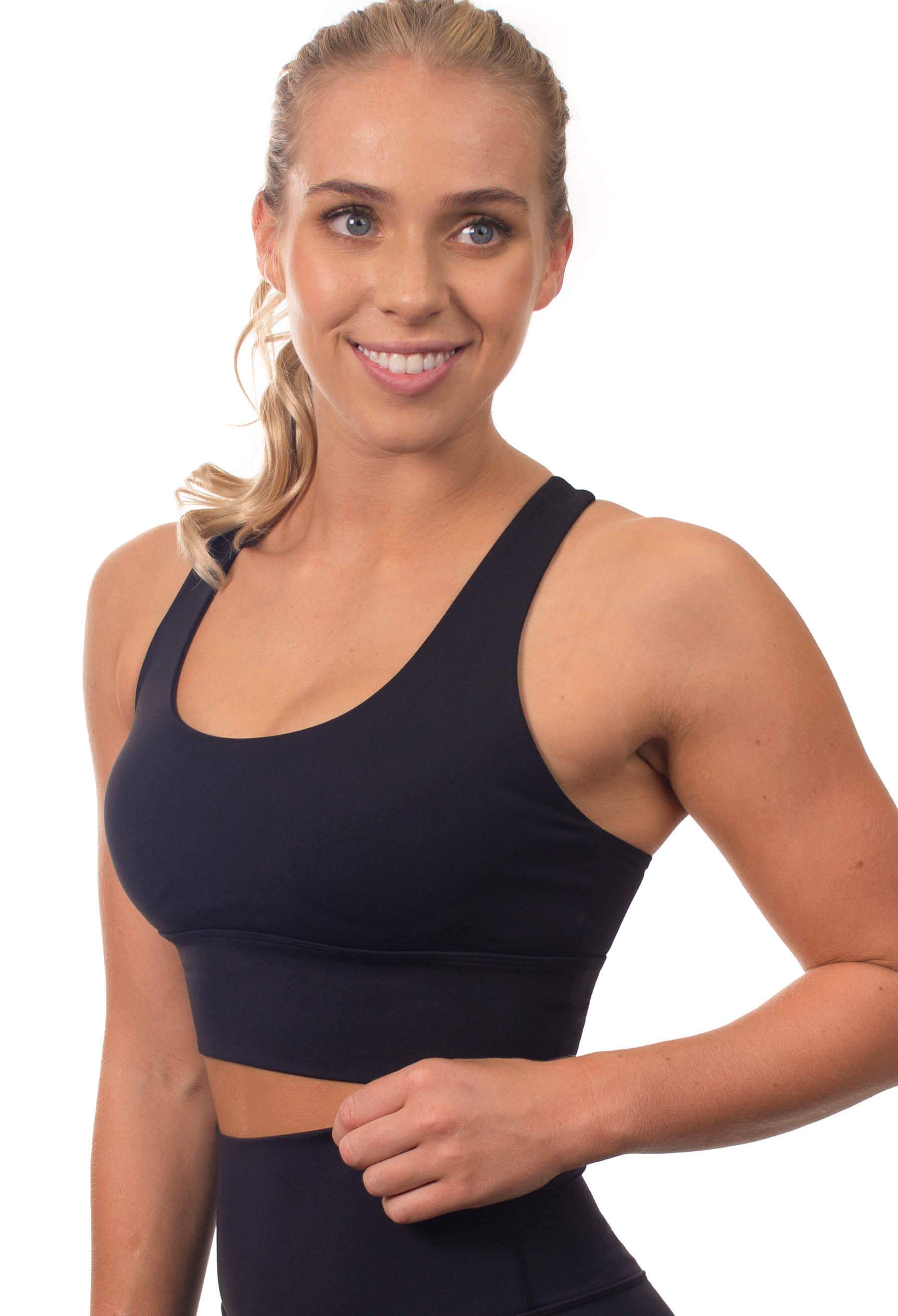 6 pack Sports Bras High impact Wire Free Racer Back Cotton Yoga