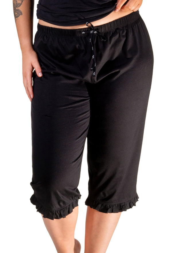 100% Cotton Anti Chafing Frill 3/4 Pants