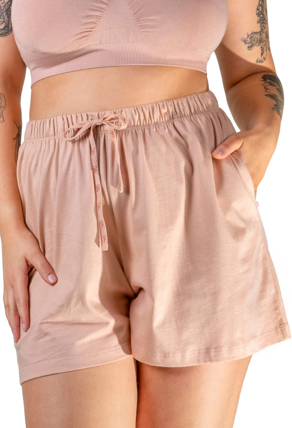 100% Cotton Lounge Shorts - 5 Pack